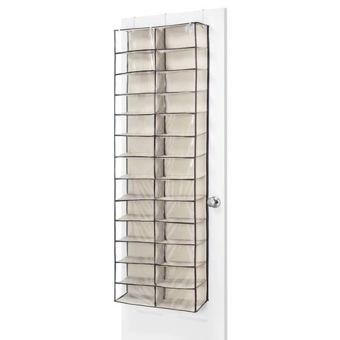 Whitmor over the door Shoe Shelves Espresso 6" x 22" x 63"