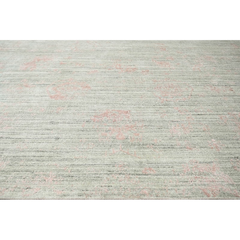 Hand Knotted 100% Wool Modern & Contemporary Oriental Area Rug Beige - 8' 1'' x 9' 9''
