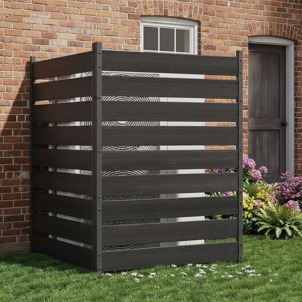 2pcs Outdoor Privacy Screen Fence Panels, No-Dig