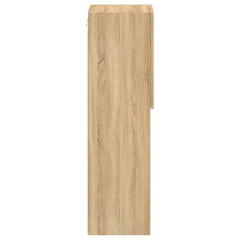 vidaXL TV Cabinet Sonoma Oak Engineered Wood Medium TV Cabinet - 11.8 x 12.0 x 40.2 in