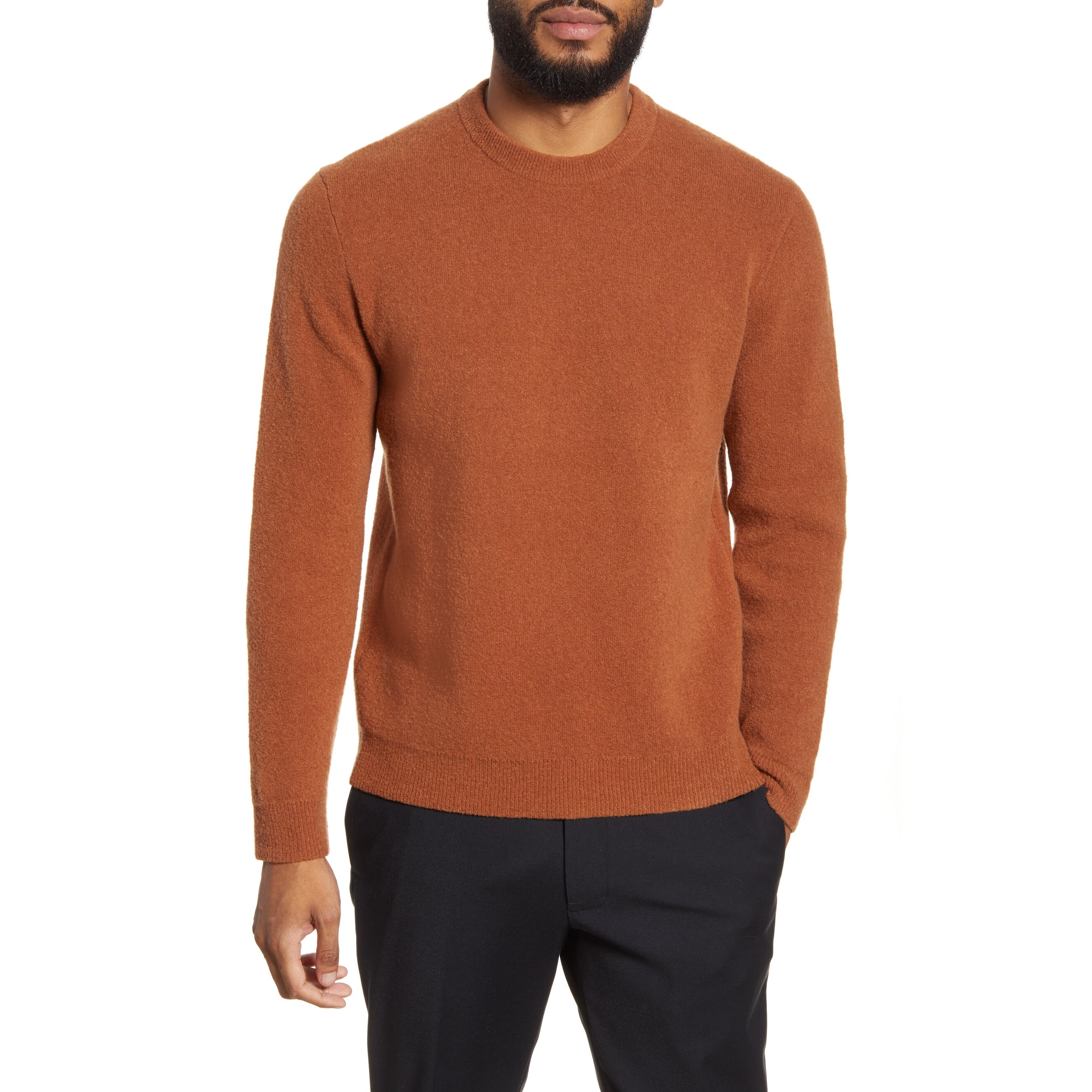 burnt orange sweater