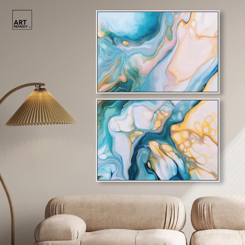 Visions Pastel III Canvas Set of 2 by Art Remedy