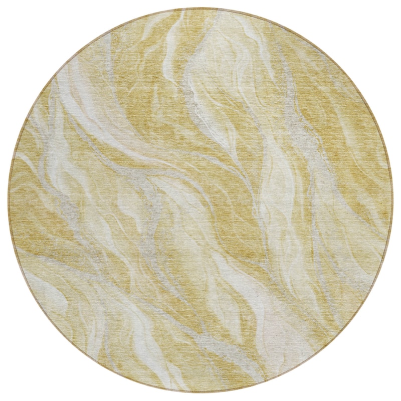 HomeRoots Abstract Transitional Rectangle Outdoor Rug