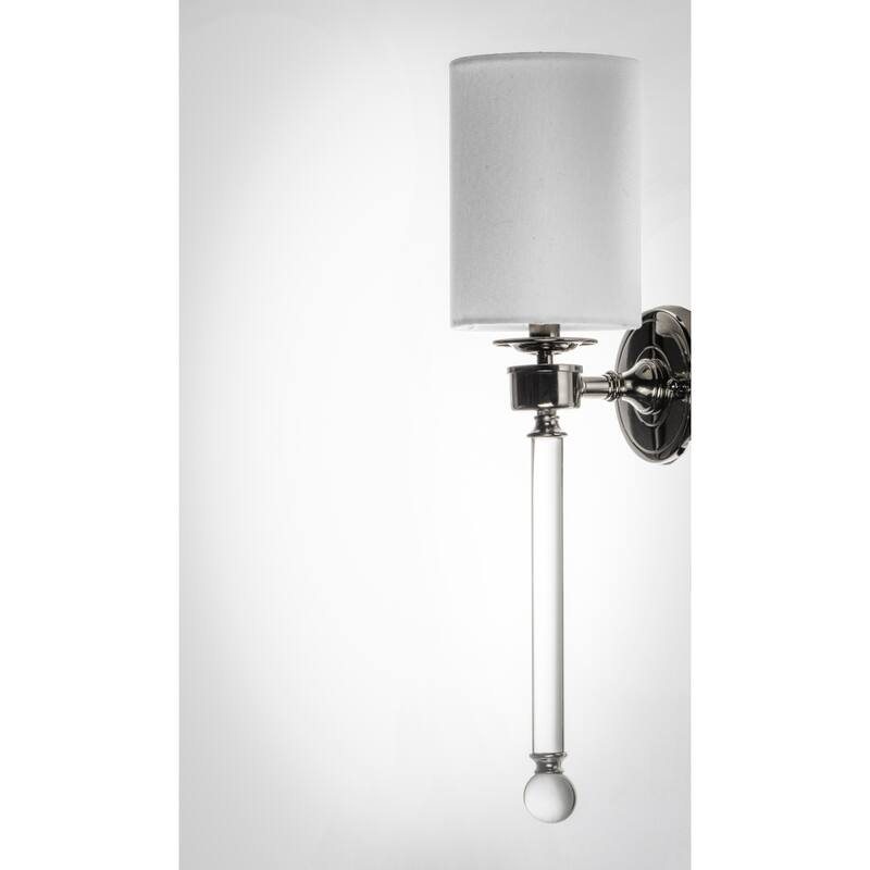 Lucent 1-Light Wall Sconce - Polished Nickel