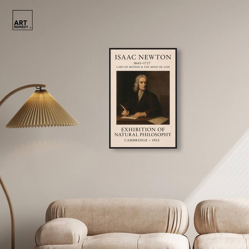 Newtonian Mind Canvas by Art Remedy