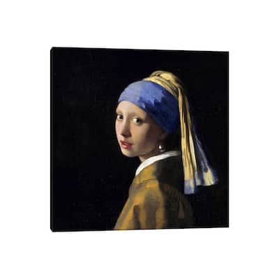 iCanvas "Girl with a Pearl Earring" by Johannes Vermeer Canvas Print