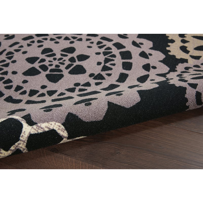 Waverly Sun N' Shade Retro Floral Indoor/ Outdoor Area Rug