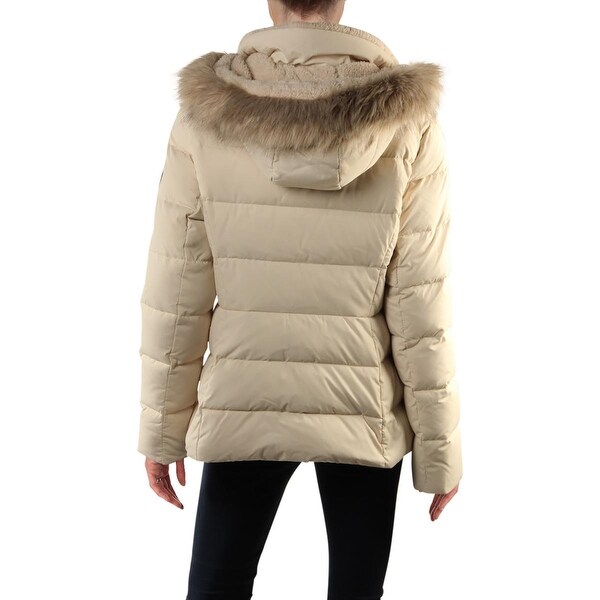 ralph lauren moda cream coat