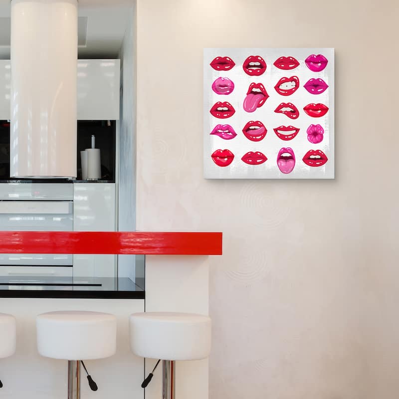 Lip Service by Nikki Chu Canvas Art Print
