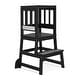 preview thumbnail 13 of 22, Dream On Me 2-in-1 Funtastic Tower and Step Stool Black
