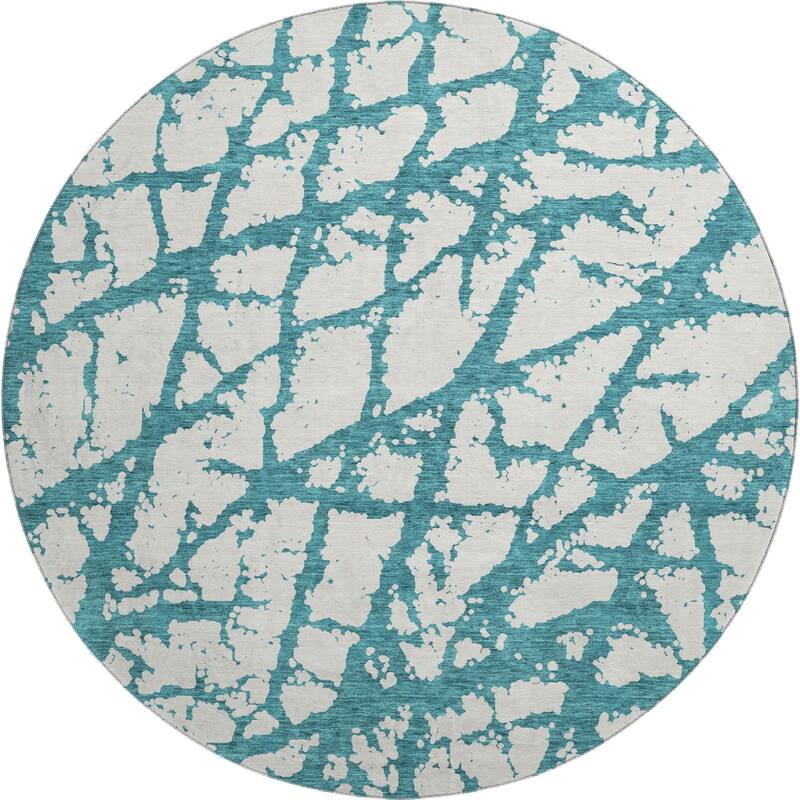 Premium Washable Super Soft Modern Crackle Mayfield Rug