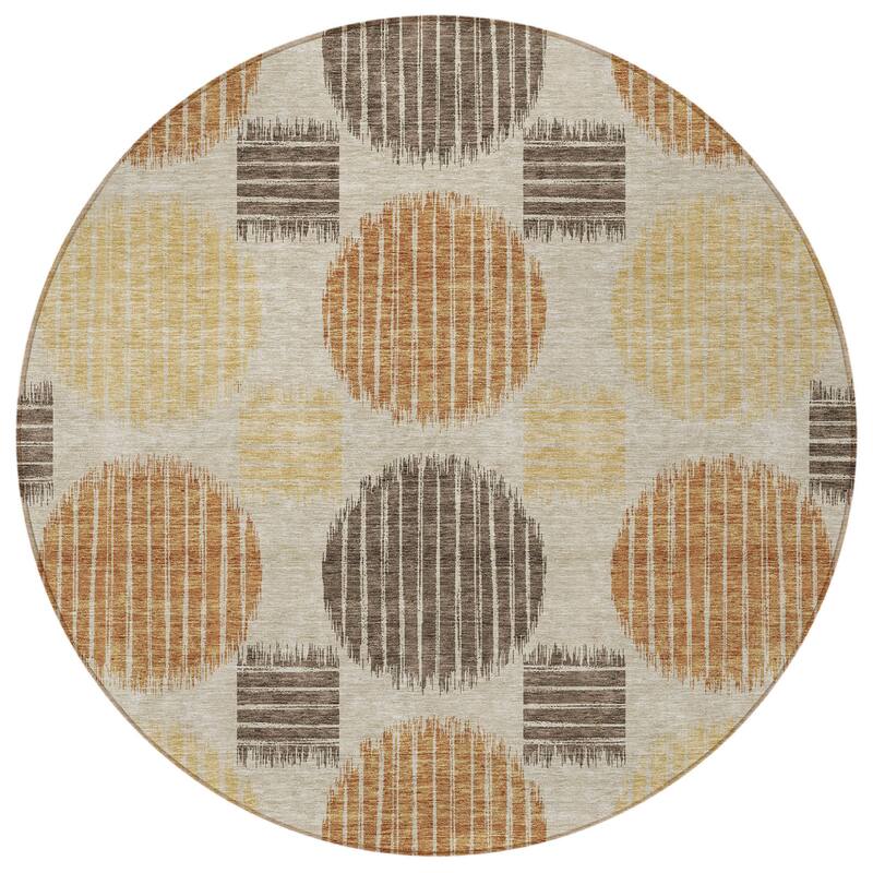 HomeRoots Geometric Transitional Rectangle Outdoor Rug