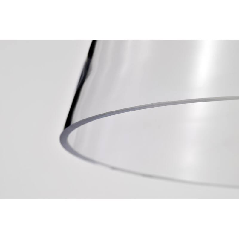 Aura 12 Inch LED Pendant Matte Black K9 Bubble Crystal 3000K CCT - Matte Black