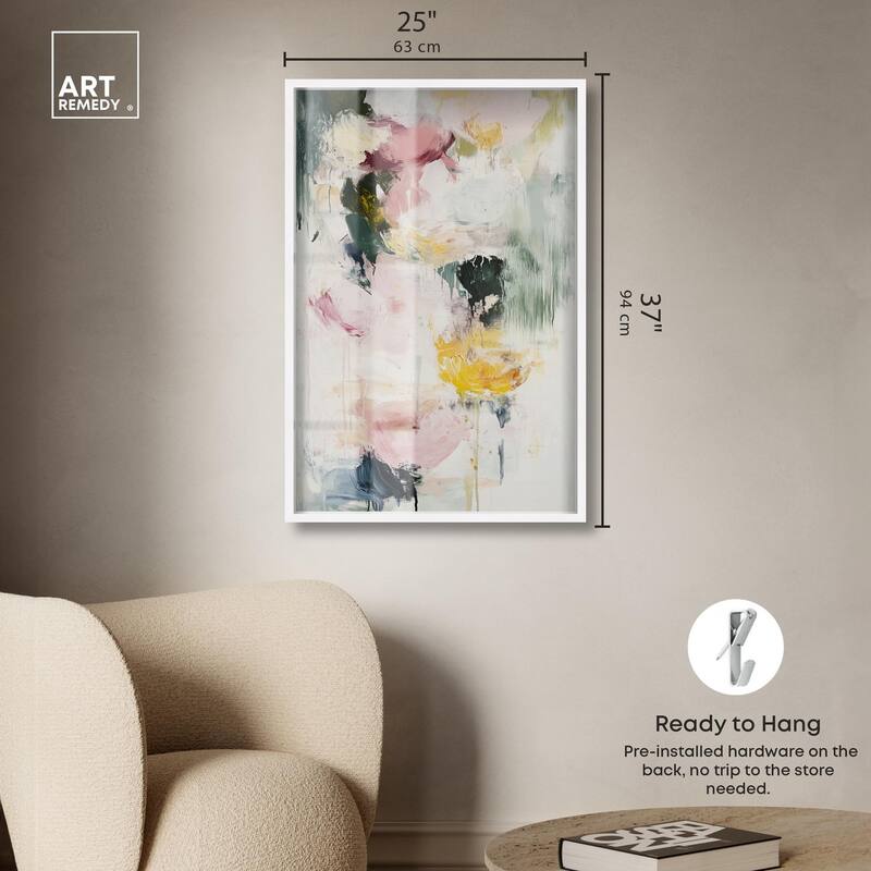 Dripping Colors II Shadowbox by Art Remedy
