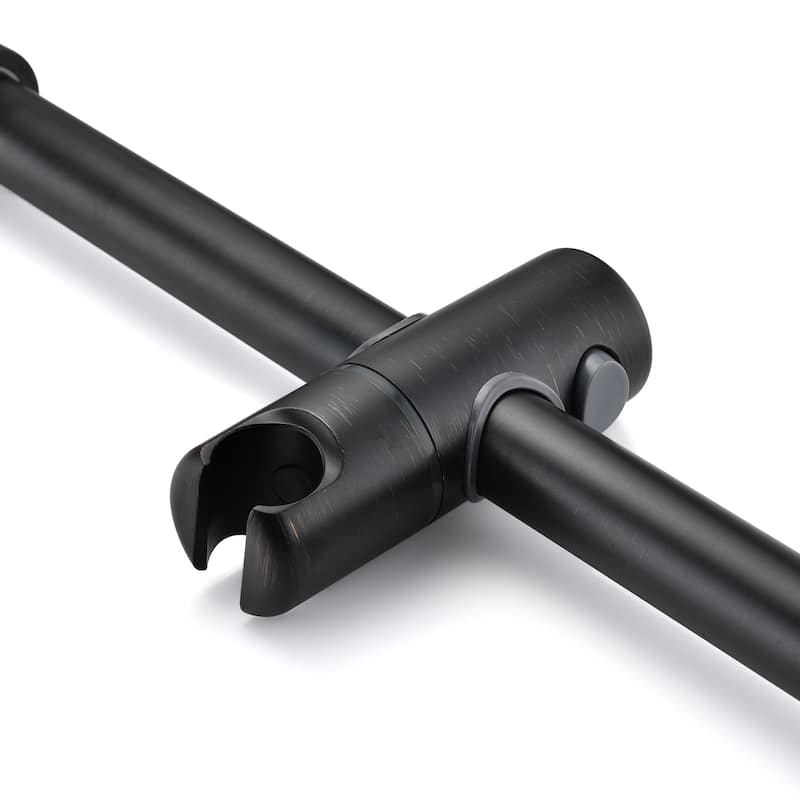 2-Spray Patterns 8 in. Wall Mount Dual Shower Heads in Oil-Rubbed Bronze
