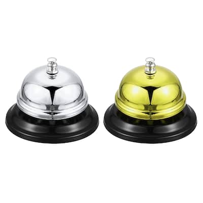 2 Pcs Call Bell, Desk Bell Service Dinner Bell