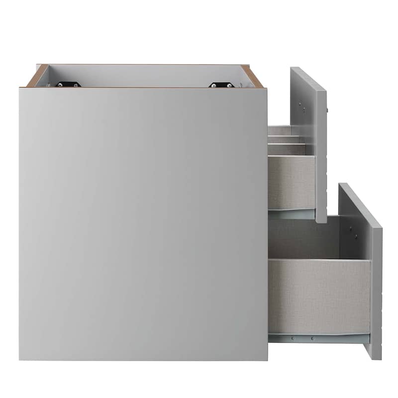 Modway Daybreak 24" Wall-Mount Bathroom Vanity Cabinet (Sink Basin Not Included)