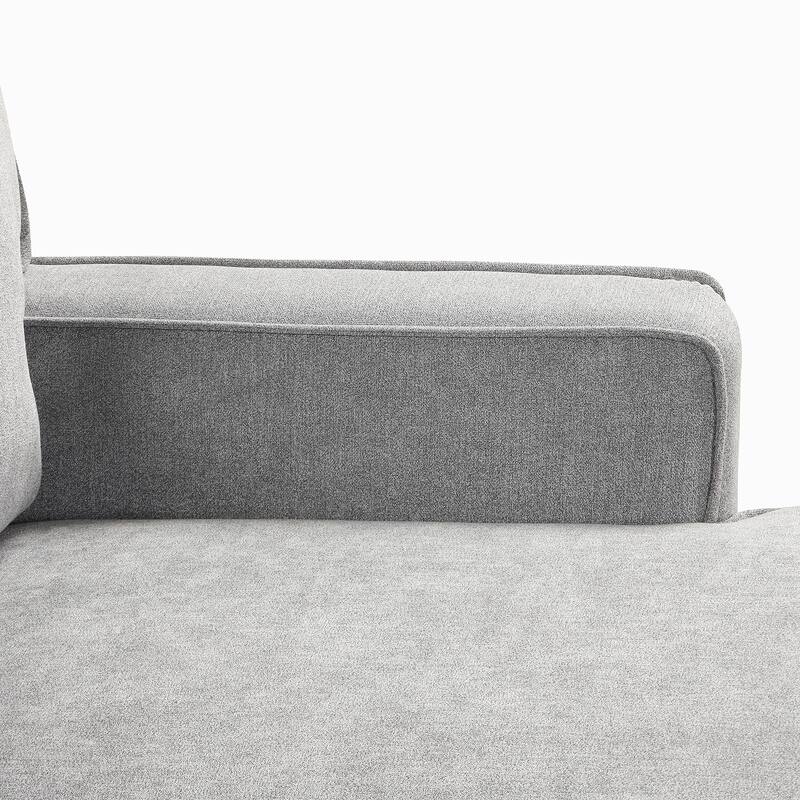 Sleeper Sectional Sofa with Storage Space,USB port,2 cup holders on Back Cushions