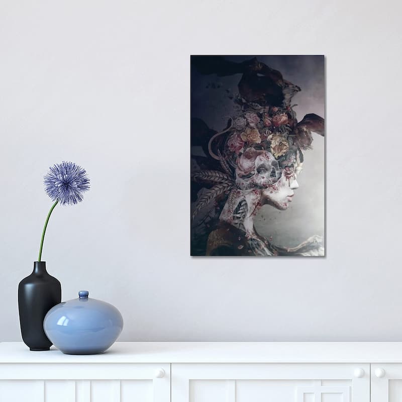 iCanvas "Broken Queen" by Riza Peker Canvas Print - 18x12x1.5