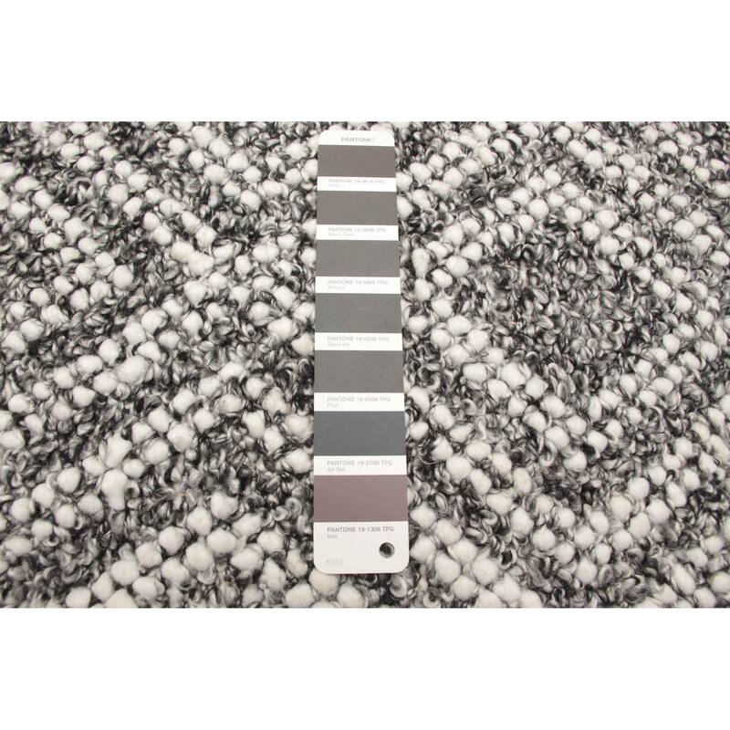 ECARPETGALLERY Braid weave Sienna Black Wool Rug - 5'0 x 7'9