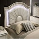 preview thumbnail 7 of 9, Ving Glam Wood 3-Piece Youth Platform Bedroom Set with LED Light by Furniture of America