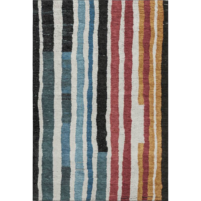 Premium Washable Super Soft Modern Stripe Mayfield Rug
