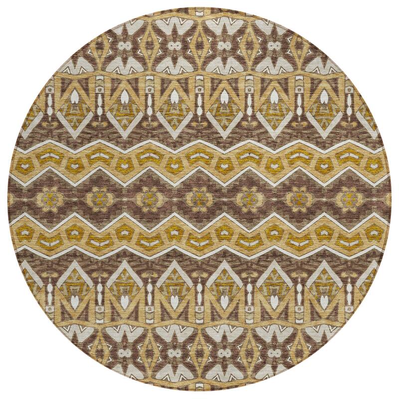 HomeRoots Moroccan Transitional Rectangle Outdoor Rug