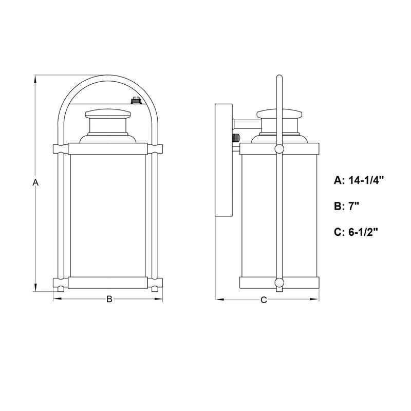 Bellevue VXWS83414 Elric 15" Tall Wall Sconce