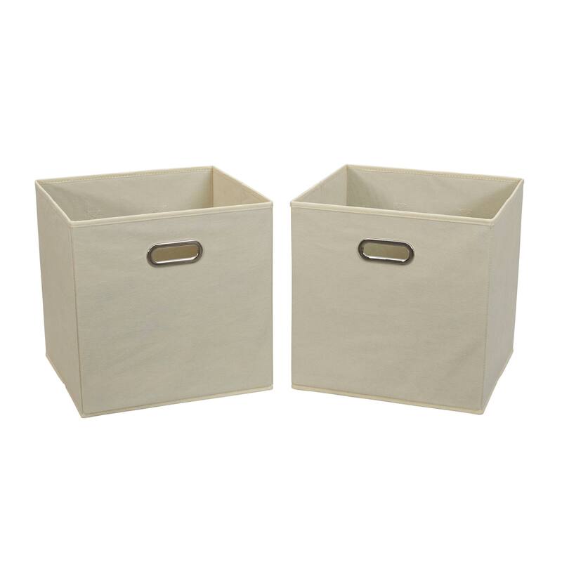 Household Essentials Fabric Storage Bins, Set of 2