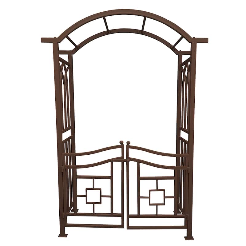 Aluminum Garden Arch with Gate
