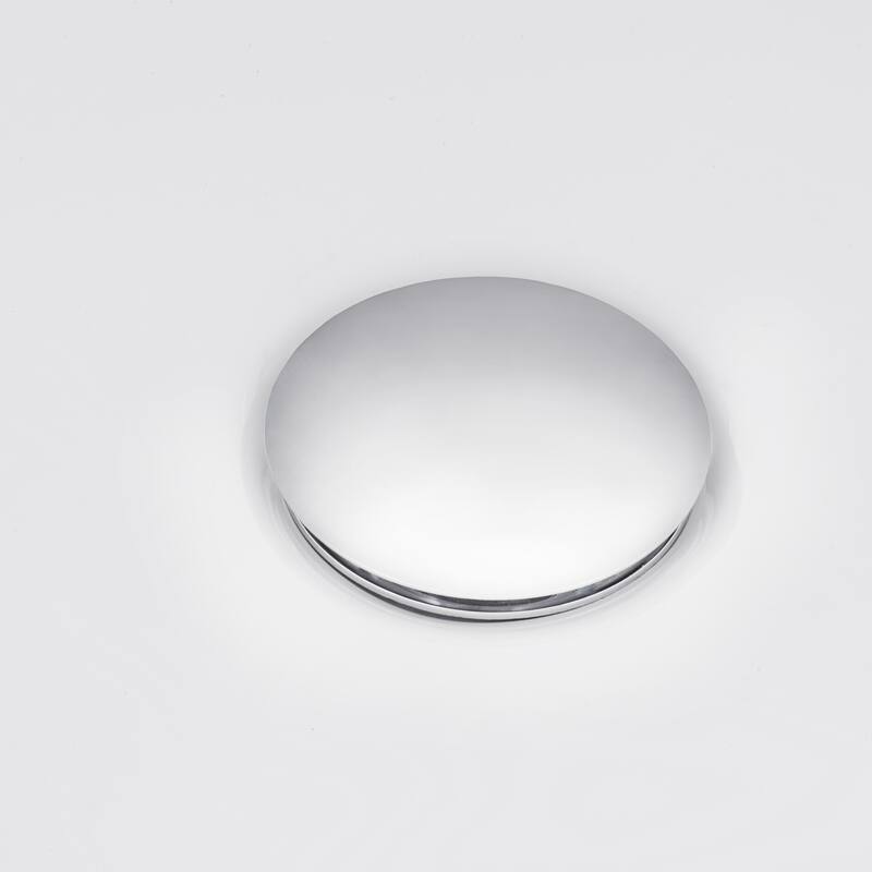 Ruvati Umbrella Style Push Pop-up Drain for Bathroom Sinks without Overflow