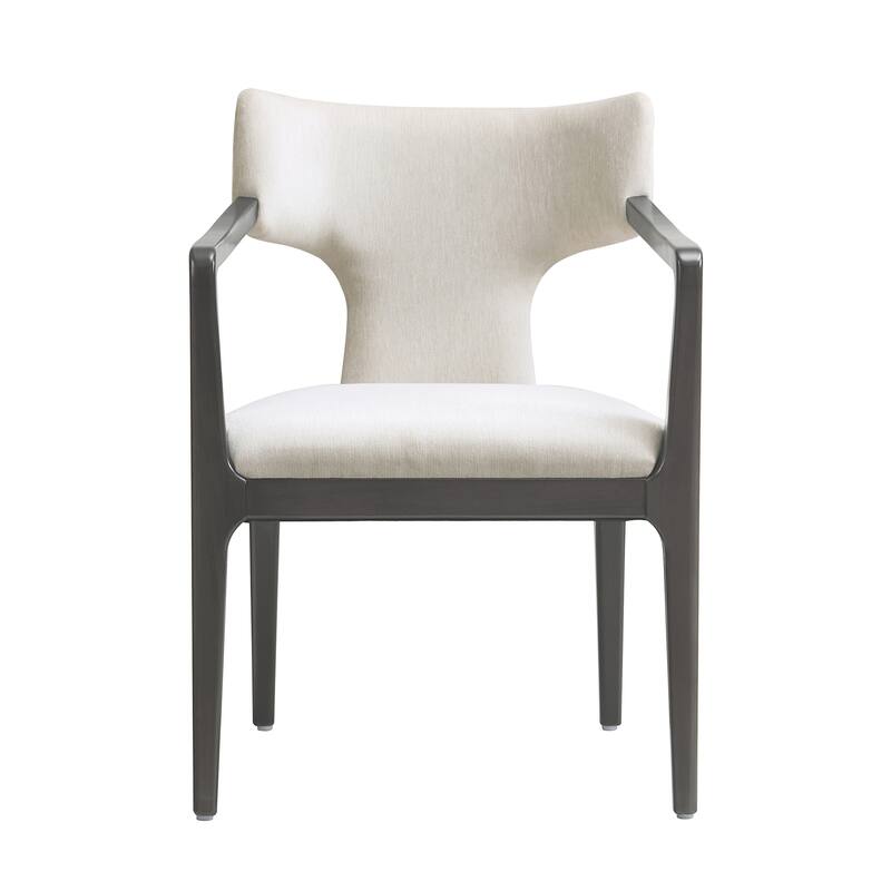 Eloria Chenille Wood Dining Room Armchair
