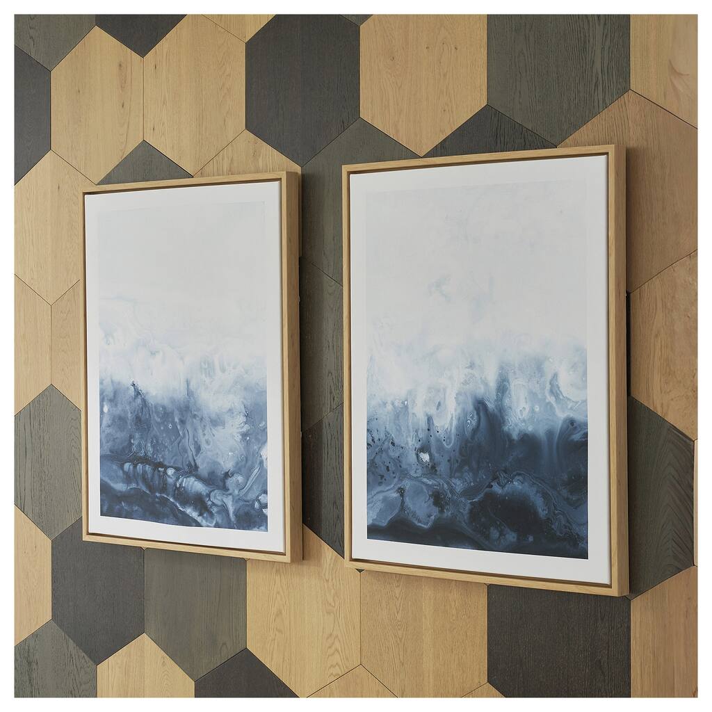 Signature Design by Ashley Holport Blue Wall Art (Set of 2)