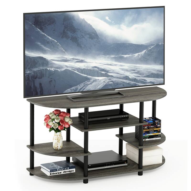 Furinno JAYA 15116 Simple Design Corner TV Stand