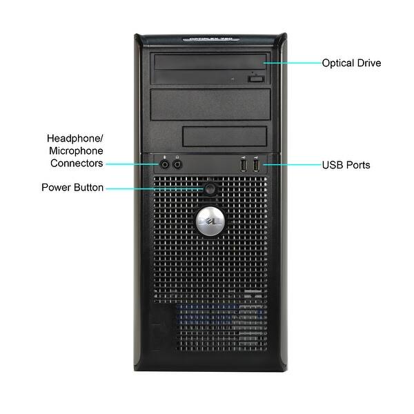 Shop Dell Optiplex 780 T Core 2 Duo 3 0ghz 4gb Ram 1tb Hdd Dvd Rw Windows 10 Pro Pc Refurbished Overstock 17353656