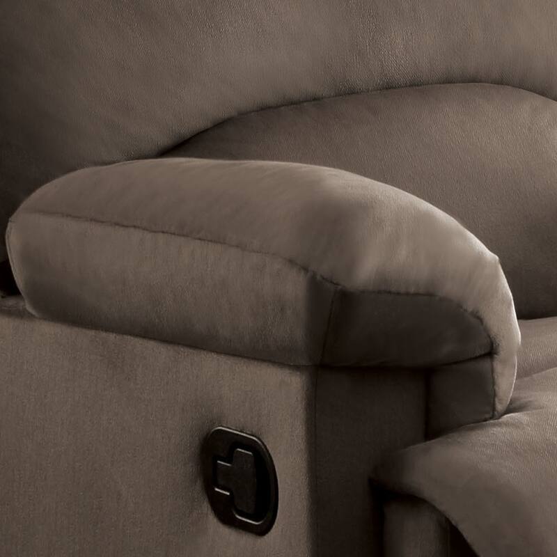 Light Brown Woven Fabric Motion Recliner