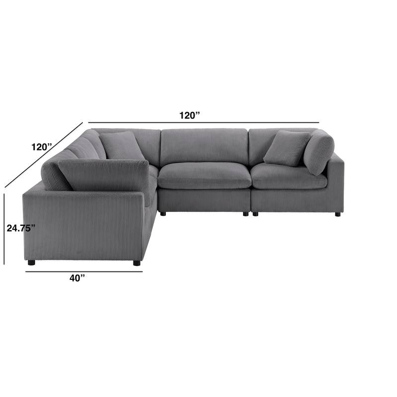 Cambrai Modular 5-Piece Sectional by Greyson Living