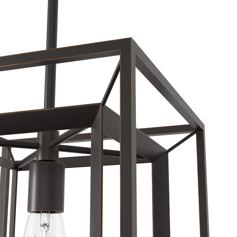 Hunter Doherty Convertible Pendant/ Semi-Flushmount - Kitchen Island, Entry, Dining - Industrial, Contemporary, Transitional