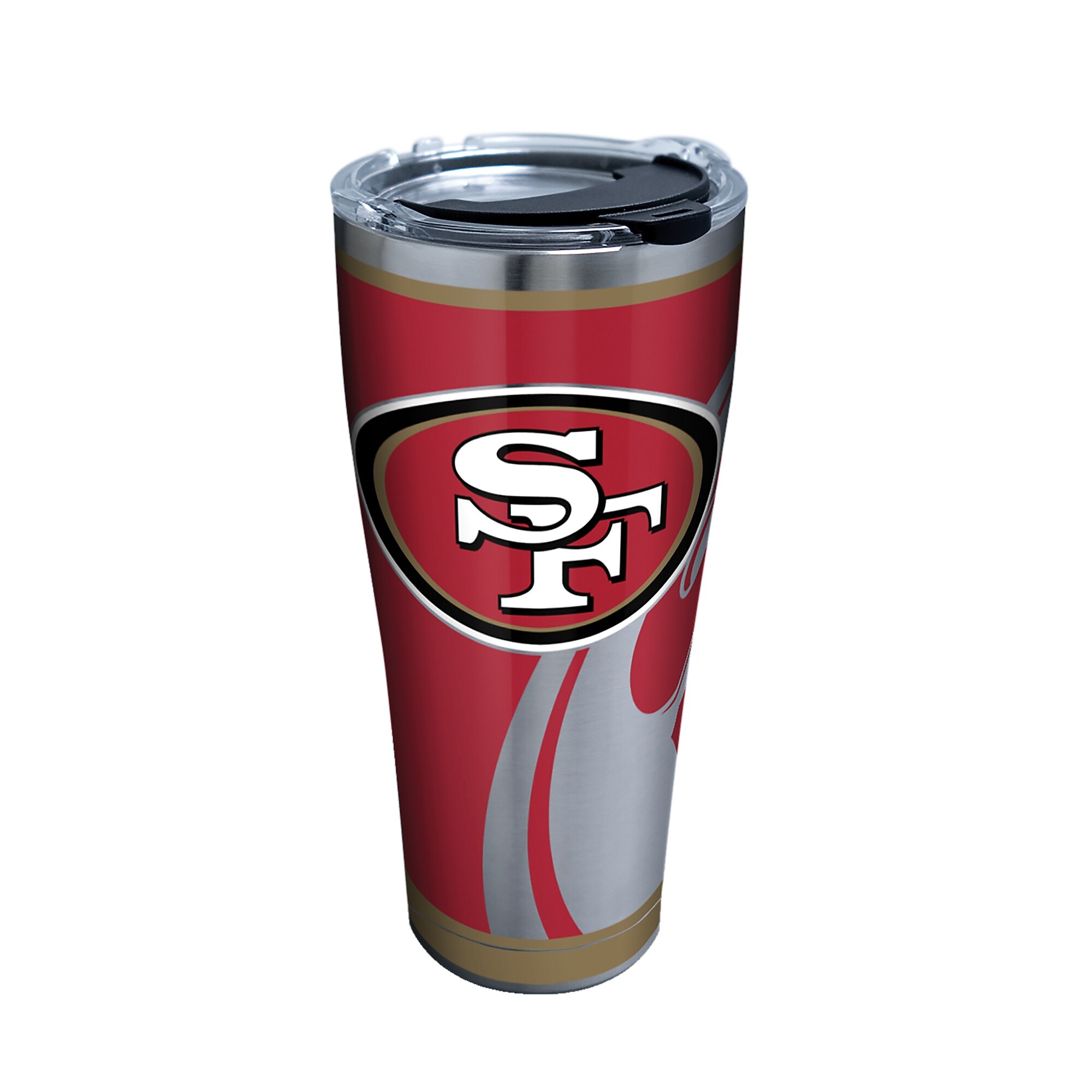 Shop Nfl San Francisco 49ers Rush 30 Oz Stainless Steel Tumbler With Lid Overstock 23047316