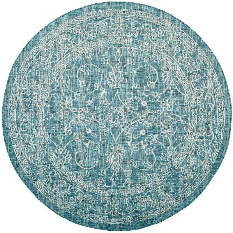 SAFAVIEH Courtyard Aquata Indoor/ Outdoor Waterproof Patio Backyard Rug
