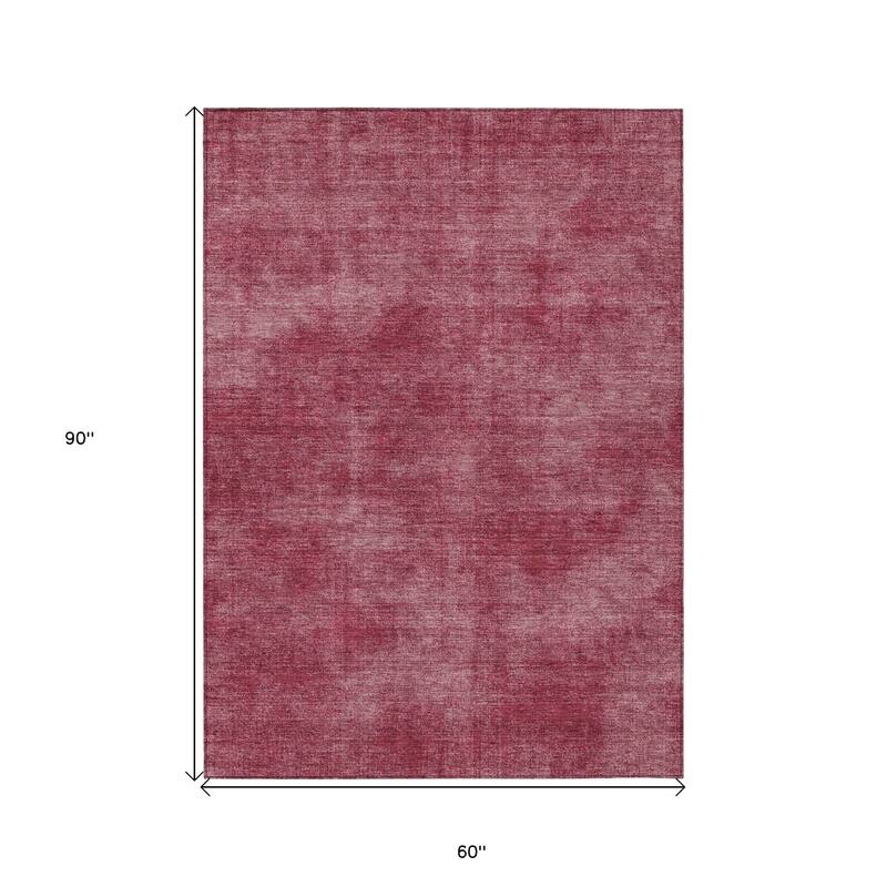 HomeRoots Solid Color Transitional Rectangle Outdoor Rug