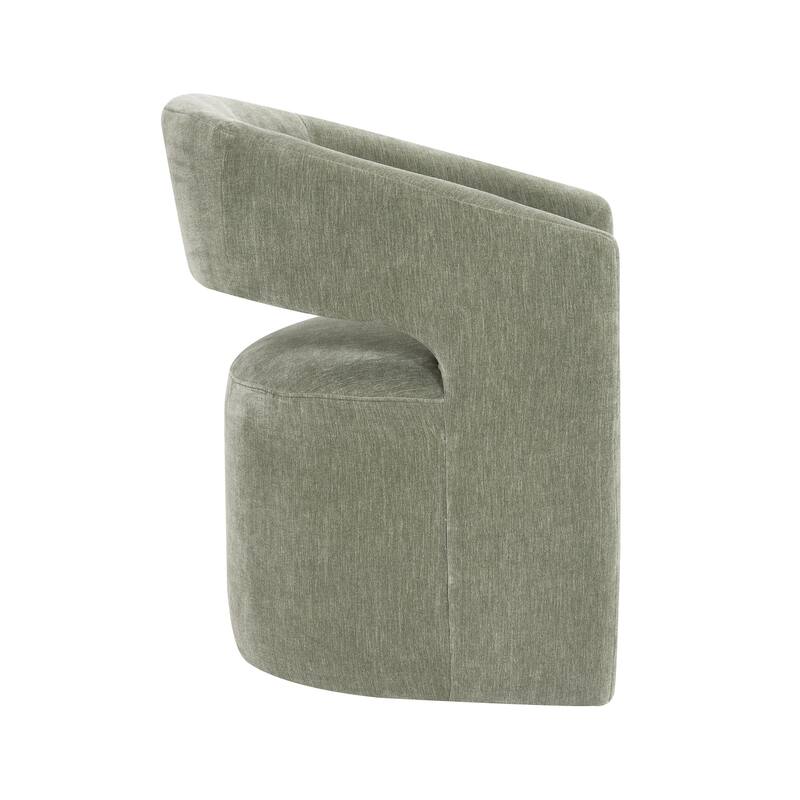 Furniture of America Rivena Modern 26-inch Fabric Accent Chair with Casters