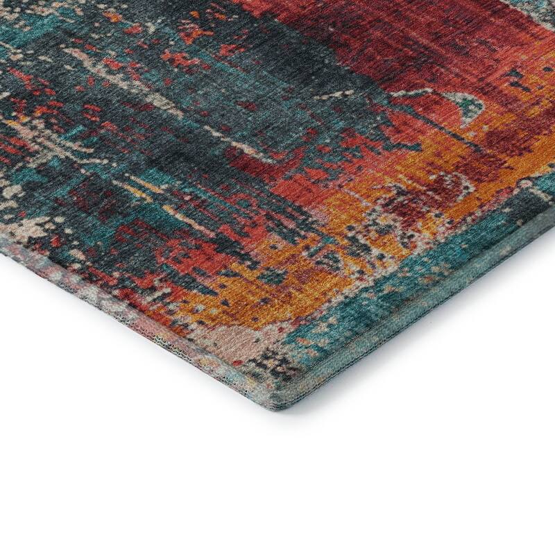 Premium Washable Super Soft Contemporary Geo Mayfield Rug