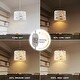 preview thumbnail 3 of 5, 15 ft clear cord hanging light flower pendant light linen fabric kitchen island light