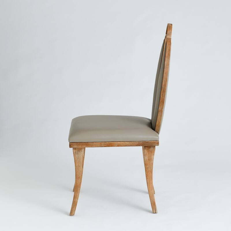 Adelaide Chair-Grey Leather