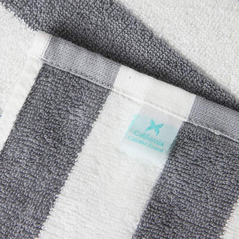 Arkwright California Cabana 4-Piece striped Beach Towel Set - 30x70
