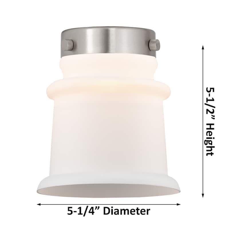 Innovations Lighting Franklin Restoration Canton - 1 Light 5" Stem Hung Mini Pendant
