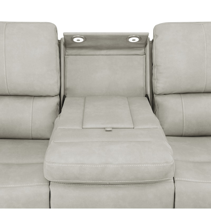 Brickston Triple Power Reclining Sofa Set