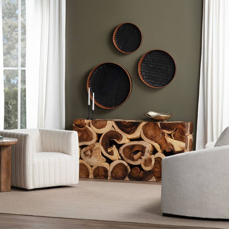 60 in. Brown Solid Wood Accent_Console_Sofa Table