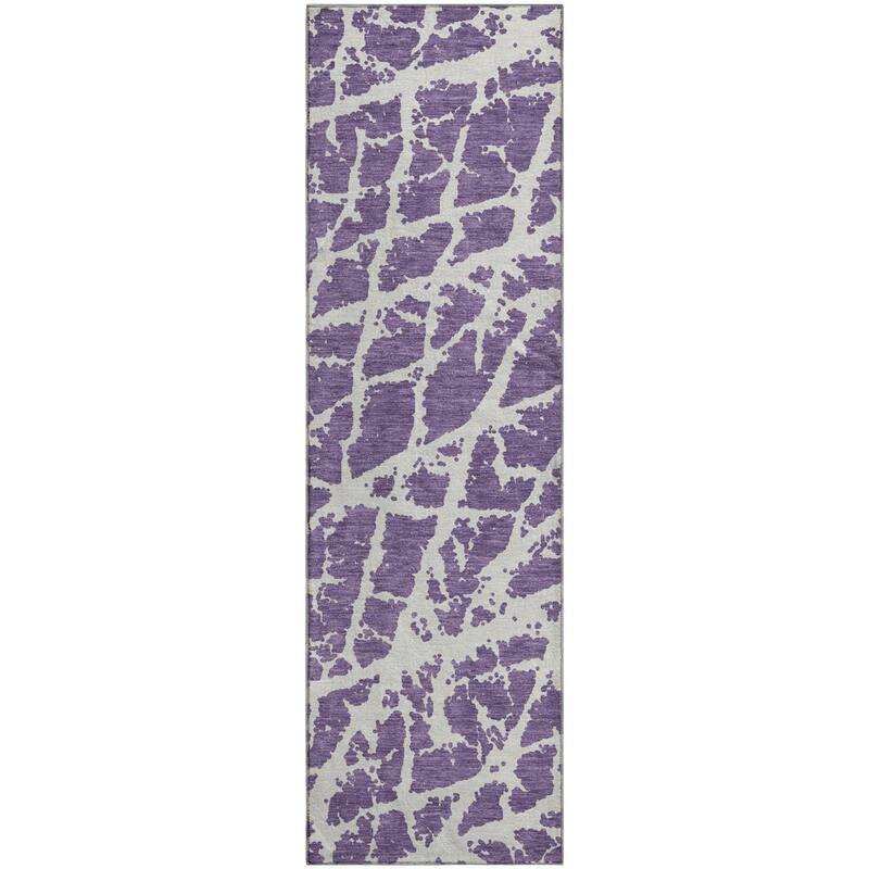 Premium Washable Super Soft Modern Crackle Mayfield Rug